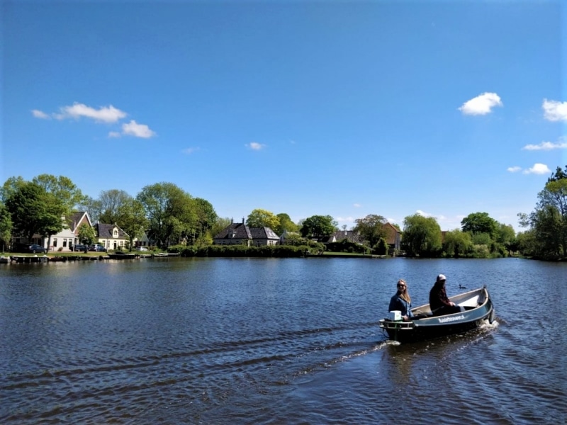 Louer un bateau électrique au nord d'Amsterdam Broek in Waterland