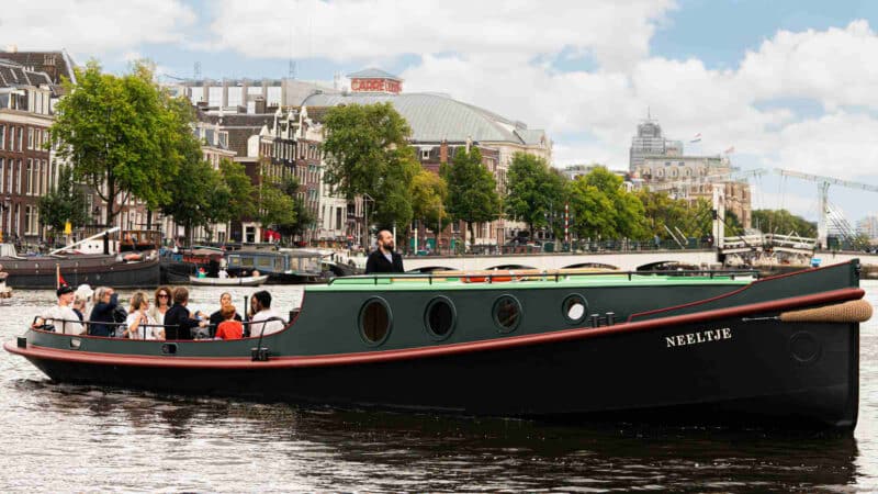 Bateau classique pour croisière privée à Amsterdam