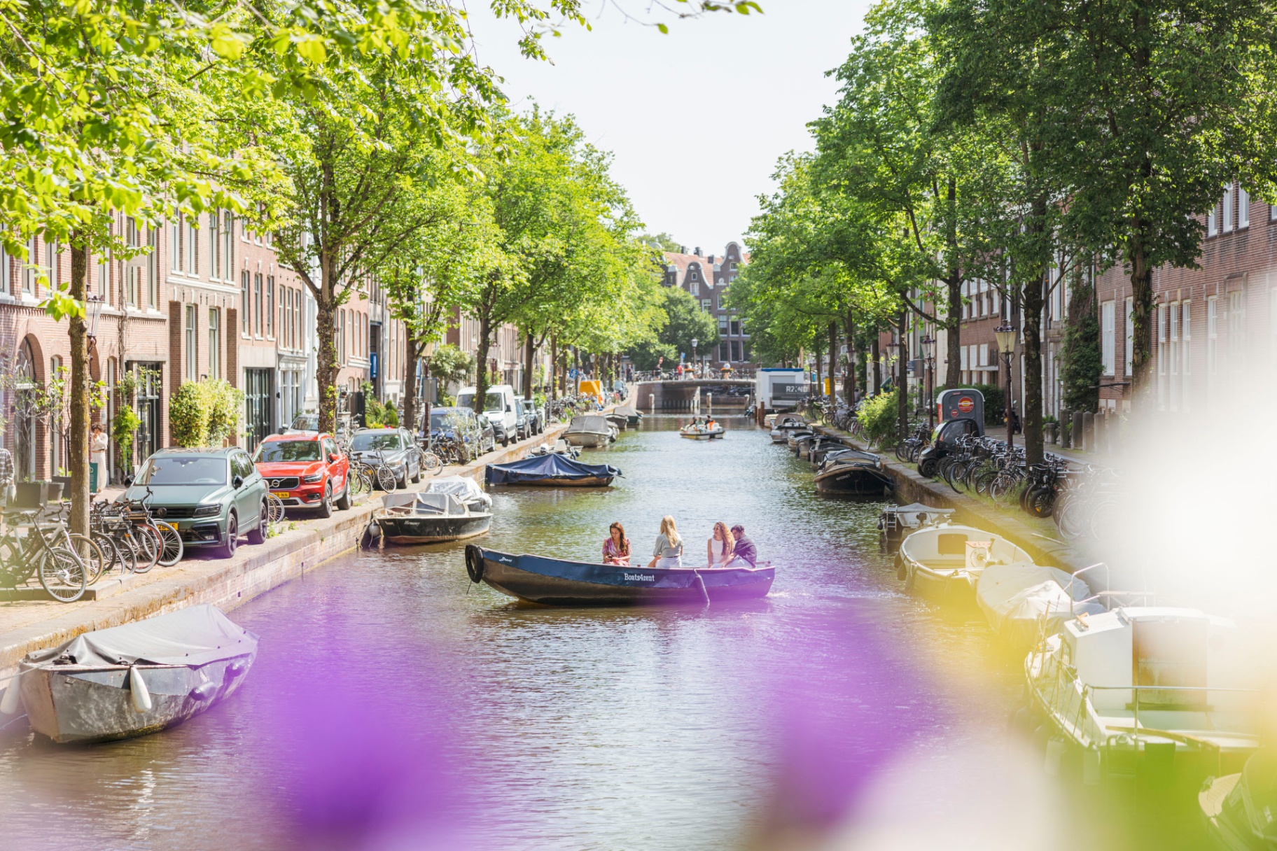 Boot huren Amsterdam - Boats4rent gracht en brug